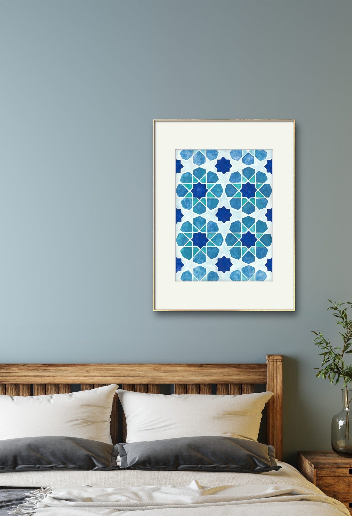 Azulejo estrella de 8 puntas