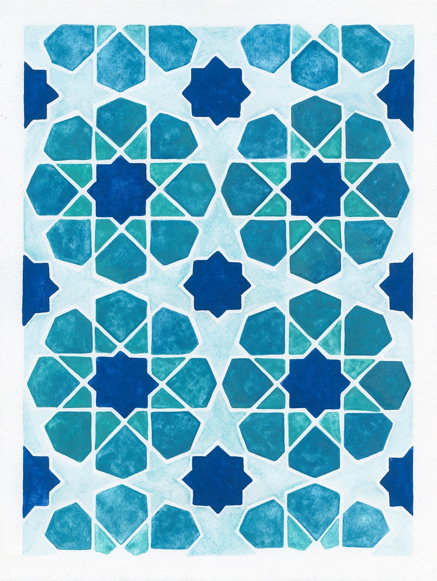 Azulejo estrella de 8 puntas